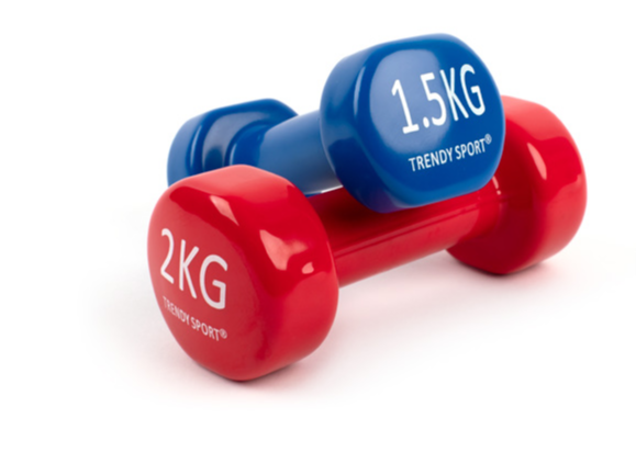 [25581] TRENDY SPORT - VINYL DUMBELLS (0,5 kg)