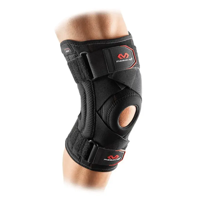 [27121] KNIE BRACE MET BALEINEN EN GEKRUISTE STRAPS [425] (S)