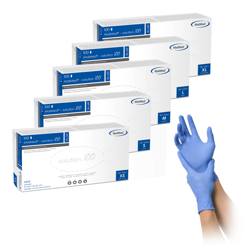 HANDSCHOEN NITRIL - 100 STUKS