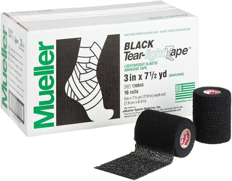 [10203] MUELLER TEAR LIGHT TAPE 7,5 CM  (Wit, Per stuk)