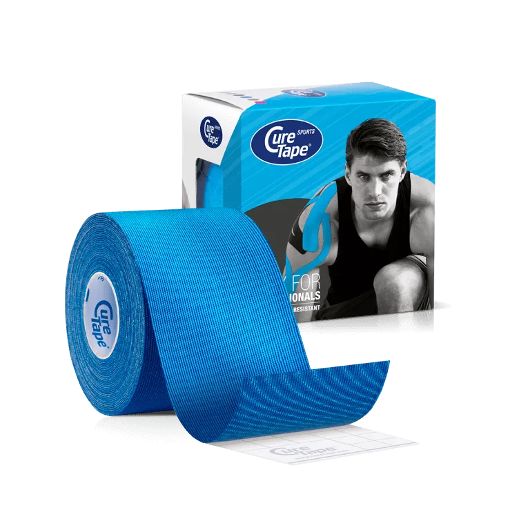 [10432] KINESIO CURE TAPE SPORTS (Bleu, 1 pièce)